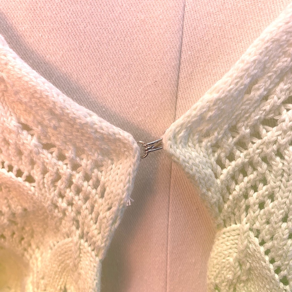 Amanda Uprichard Ombre Crochet Knit Cropped Cardigan Sweater Women's Large - Picture 7 of 9